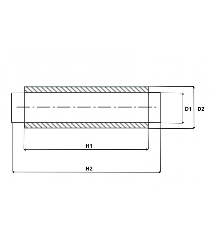 Rear Left Arm Support Silentblock - Ø 37.1x55.2x27x59mm - 4