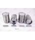 Set of liners and pistons Ø 76mm with pin and segment - R5 Alpine atmo (1223) - 1