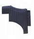 Quilted Trim Under Right Rear Quarter Panel - A110 - 1