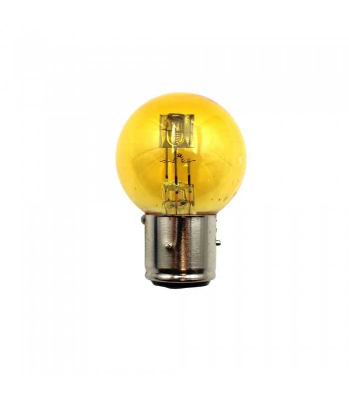 Ampoule globe 6V - 35/35W - BA21d - Jaune - 2