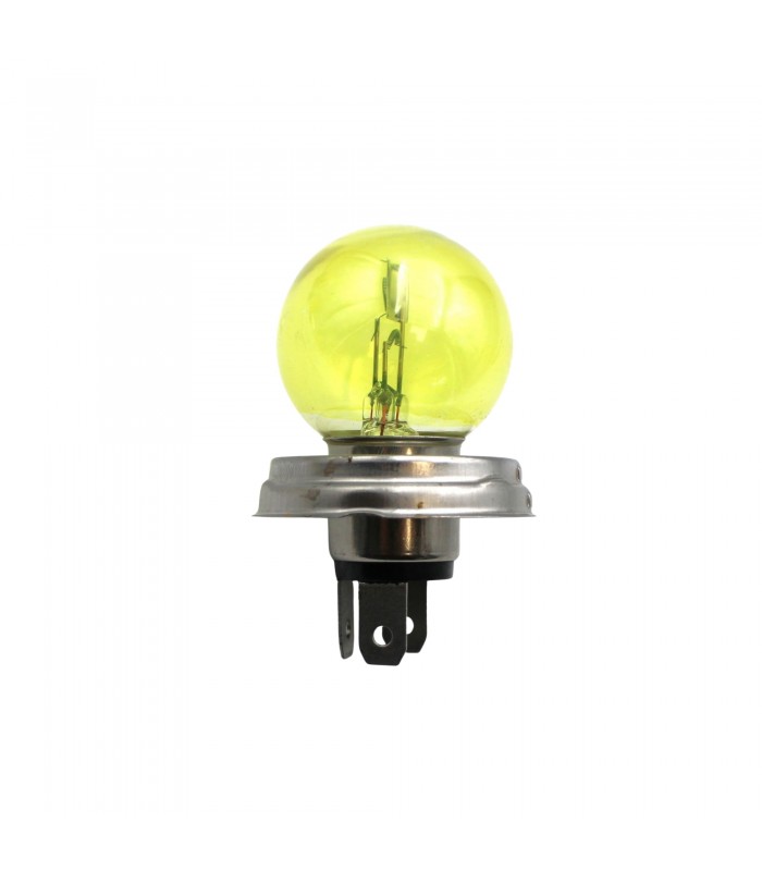 Ampoule globe 12V  - 45/40W - R2 - P45t - Code Européen - Jaune - 2