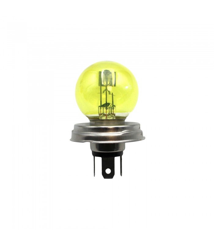 Ampoule globe 12V  - 45/40W - R2 - P45t - Code Européen - Jaune - 1
