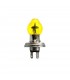 Ampoule halogène 12V - 60/55W - H4 - P45t  avec globe jaune - 1