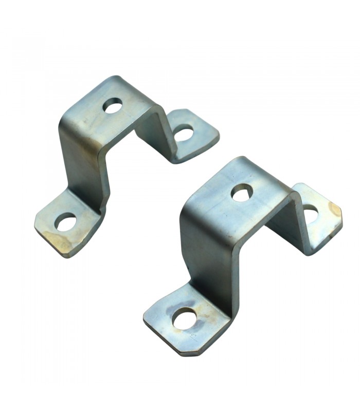 Pair of supports for rear trumpet travel stop on cross member (Right and Left) - 1