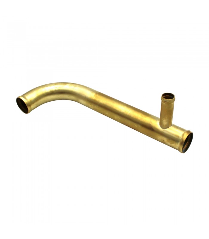 90° Brass Tube Ø 32mm: Front Right Radiator with heating connection - A310.4 - 1