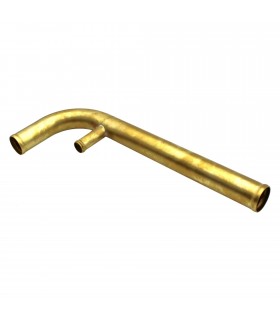 90° Brass Tube Ø 32mm: Front Right Radiator with heating connection - A310 V6 - 1