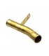 120° brass tube with Ø 32mm tab: Rear Right Water Pump - A310 V6 - 1