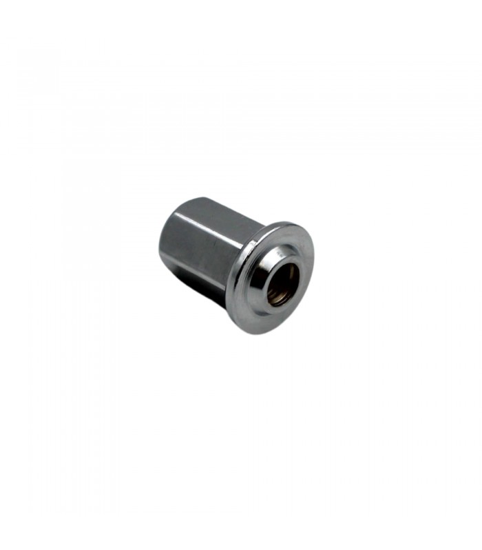 Chrome wheel nut for original steel rim M10x125 - R4 / 4L - Ref 7700625475 - 2