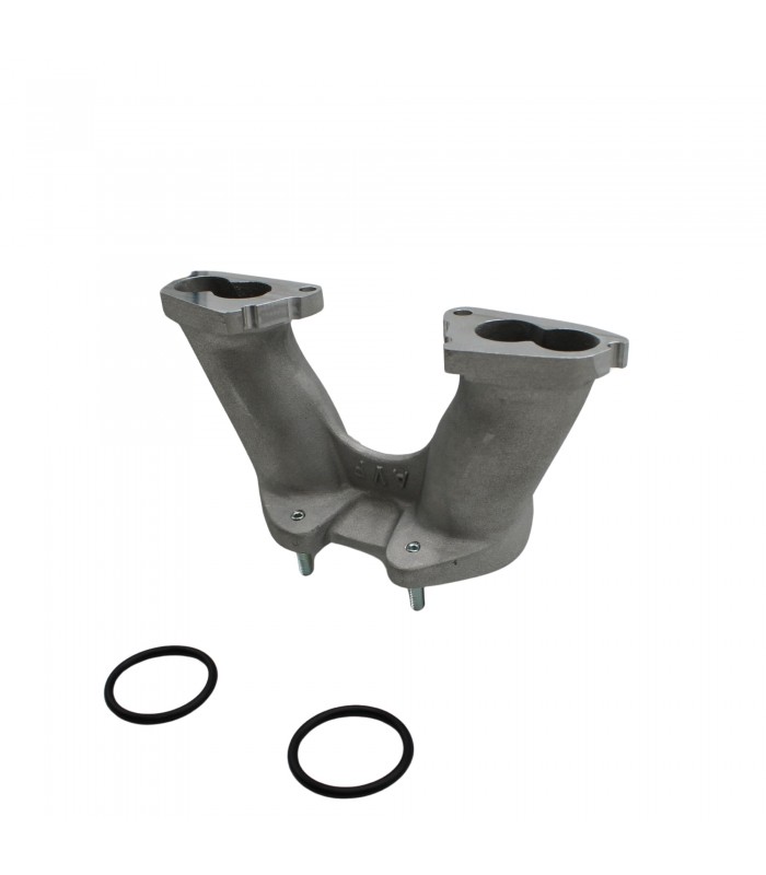 Aluminum intake manifold for mounting a Weber 40 DCOE or DCOM carburetor - 1108cm³ and 1289cm³ engine - 2