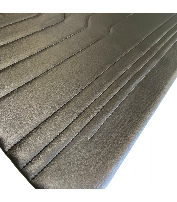 Kit de panneau ou garniture intérieur de porte en simili cuir noir avec "Coutures Noir" - R8 / R8S / R8G - 3