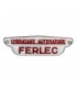 "Automatic Clutch - Ferlec" plastic monogram on the rear hood - 4CV - 1