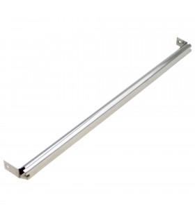 Montant en inox pour support de vitre Arrière fixe (Droite ou Gauche) - 4CV - 1
