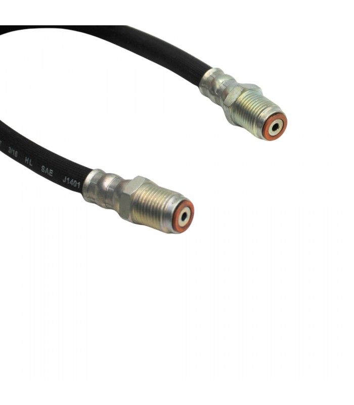 Flexible de frein Arrière centrale - Ø 11/16"-16UNF / Longueur 470mm (Hors tout) - Juvaquatre (Du début au 06/1954) - 2