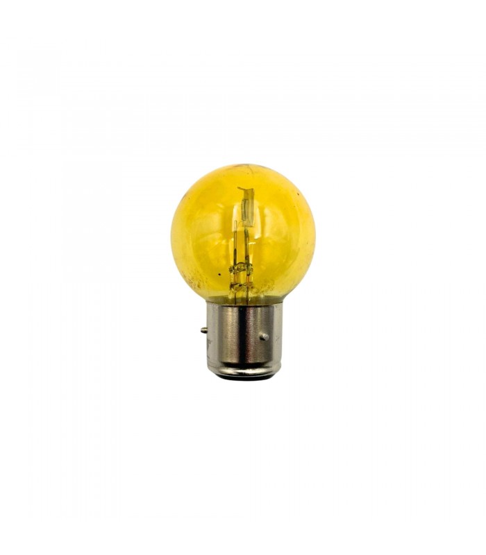 Globe bulb 12V - 45/40W - BA21d - Yellow - 2
