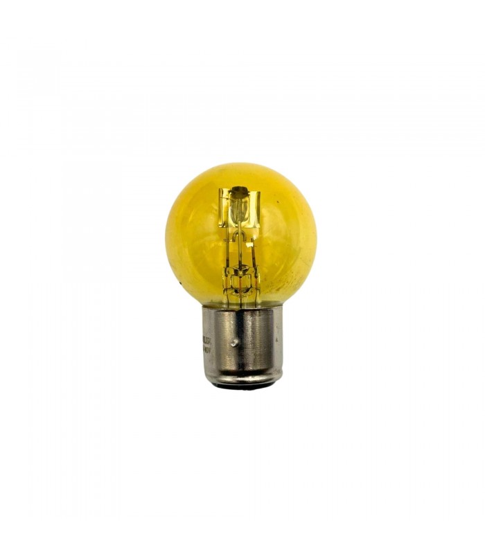 Globe bulb 12V - 45/40W - BA21d - Yellow - 1