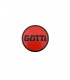 Gotti red metal wheel center cap / Outer diameter 63.5mm - 1