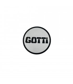Gotti Grey metal wheel center cap / 63.5mm outer diameter - 1