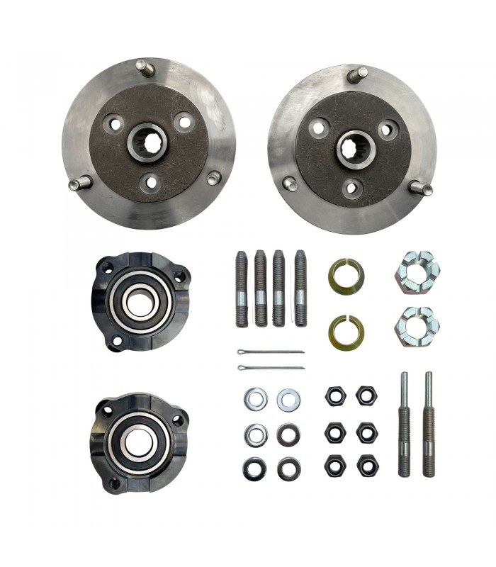 Large rear wheel bearing kit for small original brakes - Renault 8 / Caravelle / Floride / A110 / GT4 / Matra Djet - 2
