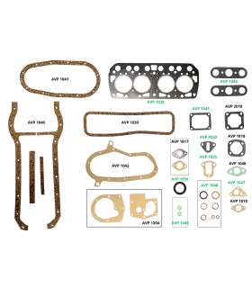 Pochette complète joints moteur (Joint de culasse Ø 58mm) - Moteur Billancourt (Type 662 - 747cm³ ou 760cm³) - 4CV / Alpine A106