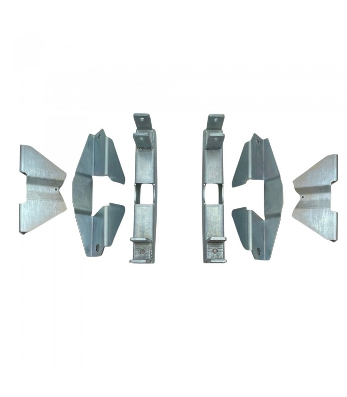 Kit of 6 parts to be welded for conversion of rear cross member from 2 to 4 shock absorbers - R8G / A110 - 2