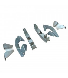 Kit de 6 pièces à souder pour transformation de la traverse Arrière de 2 à 4 amortisseurs - R8G / A110 - 1