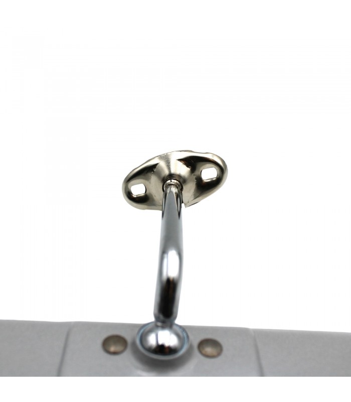 Original interior mirror in gray metal "Cipa"