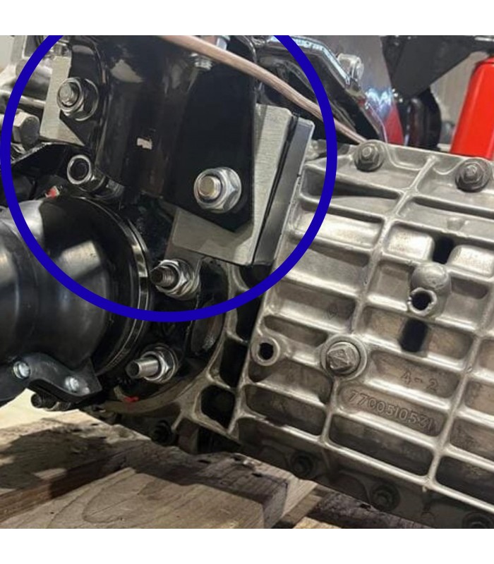 Pair of reinforced gearbox side silentblocks - 4