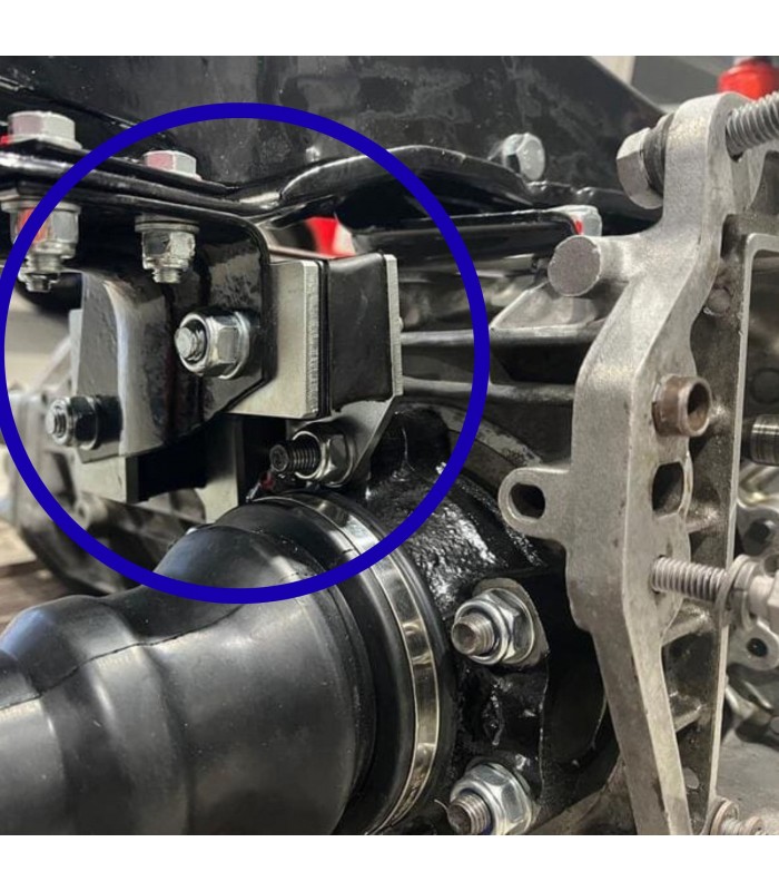 Pair of reinforced gearbox side silentblocks - 5