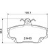 Front brake pad set (Lucas fitting) - Mintex Racing (M1155) - Competition use - 2