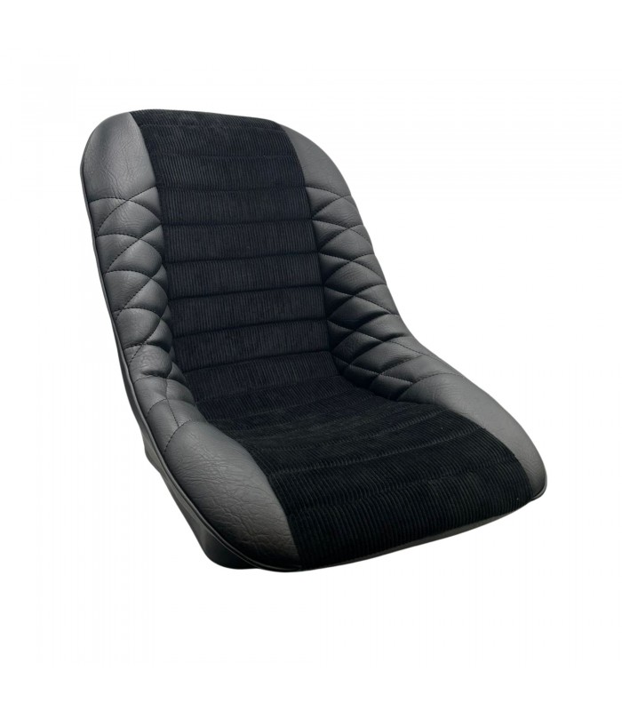 Baquet complet PMC Simili cuir et velours noir