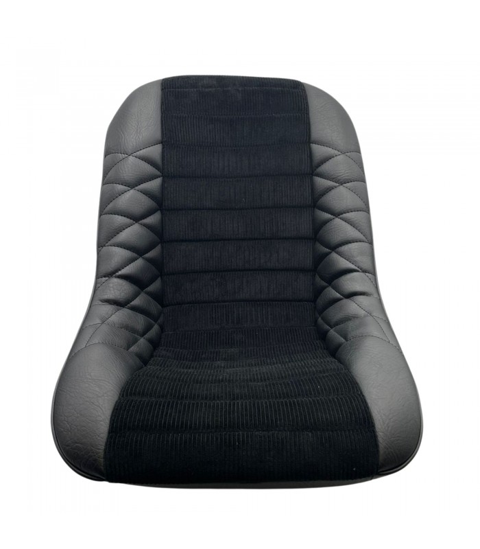 Baquet complet PMC Simili cuir et velours noir