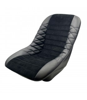 Baquet complet PMC Simili cuir et velours noir