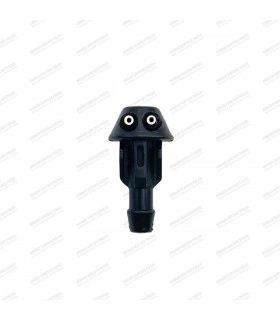 Black plastic washer nozzle - 1