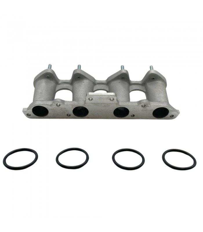 Aluminum intake manifold for mounting 2 Weber 40 DCOE carburetors - Rally 3 - 3