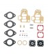 Gasket set for 2 carburettors with needles 1.5 - Weber 40DCOM
