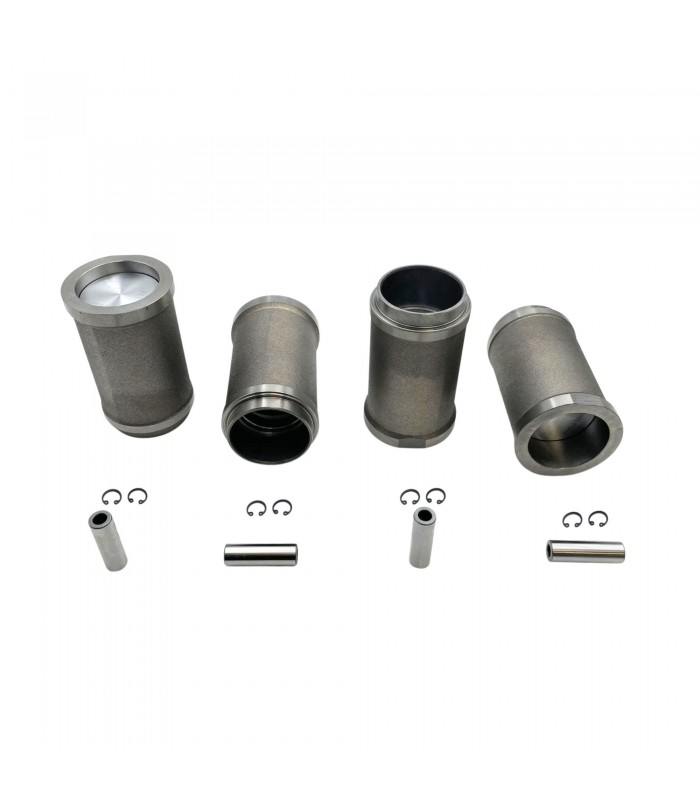 Set of 4 pistons and 4 liners Ø54.5 Ø62.5 base with full axis segments - 1