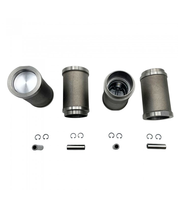 Set of 4 pistons and 4 liners Ø54.5 Ø62.5 base with full axis segments - 3