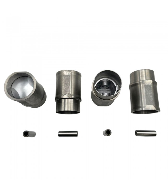Set of liners and pistons Ø 76mm with pin and segment - R5 Alpine (1223) - 1397cc engine (Type 840.25) - 2