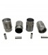 Set of liners and pistons Ø 76mm with pin and segment - R5 Alpine (1223) - 1397cc engine (Type 840.25) - 1