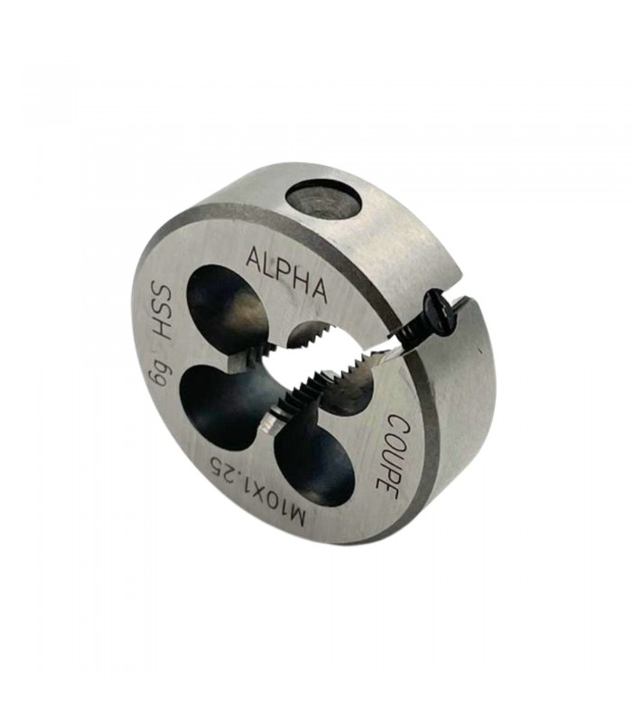 Filière ronde à cage Ø 38,1mm - M10x125 (Pas à droite) - 1