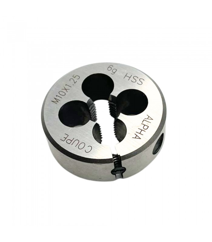 Filière ronde à cage Ø 38,1mm - M10x125 (Pas à droite) - 2