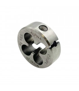 Filière ronde à cage Ø 38,1mm - M12x125 (Pas à droite) - 1