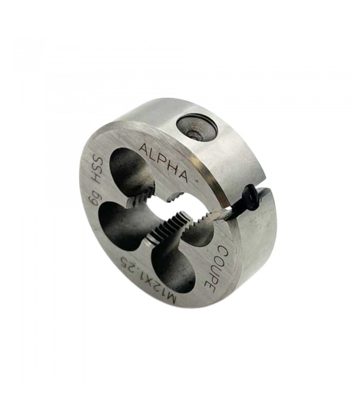 Filière ronde à cage Ø 38,1mm - M12x125 (Pas à droite) - 1