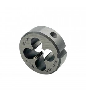 Filière ronde à cage Ø 30 mm - Ø 3/8"-24 UNF (Pas à droite) - 1