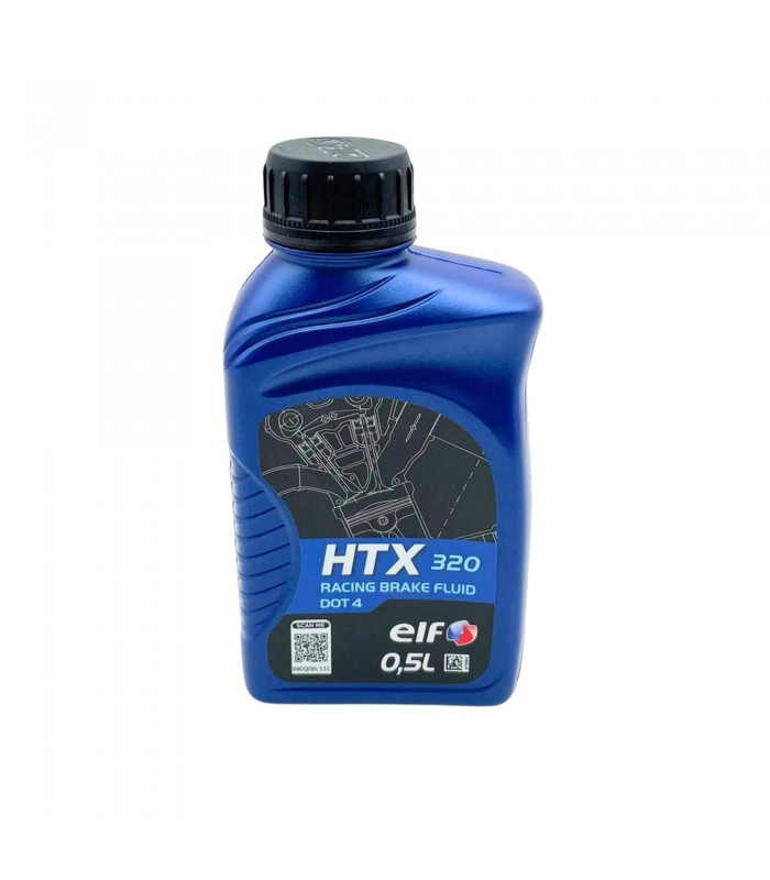 Liquide de frein DOT4 Compétition "ELF HTX 320" - 0,5 Litres - 1