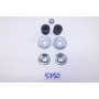 Set of silentbloc with metal washer and nut for stabilizer bar link - 1