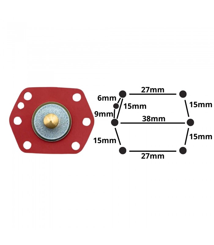 Membrane de pompe de reprise - Solex 32 PBIC - 2