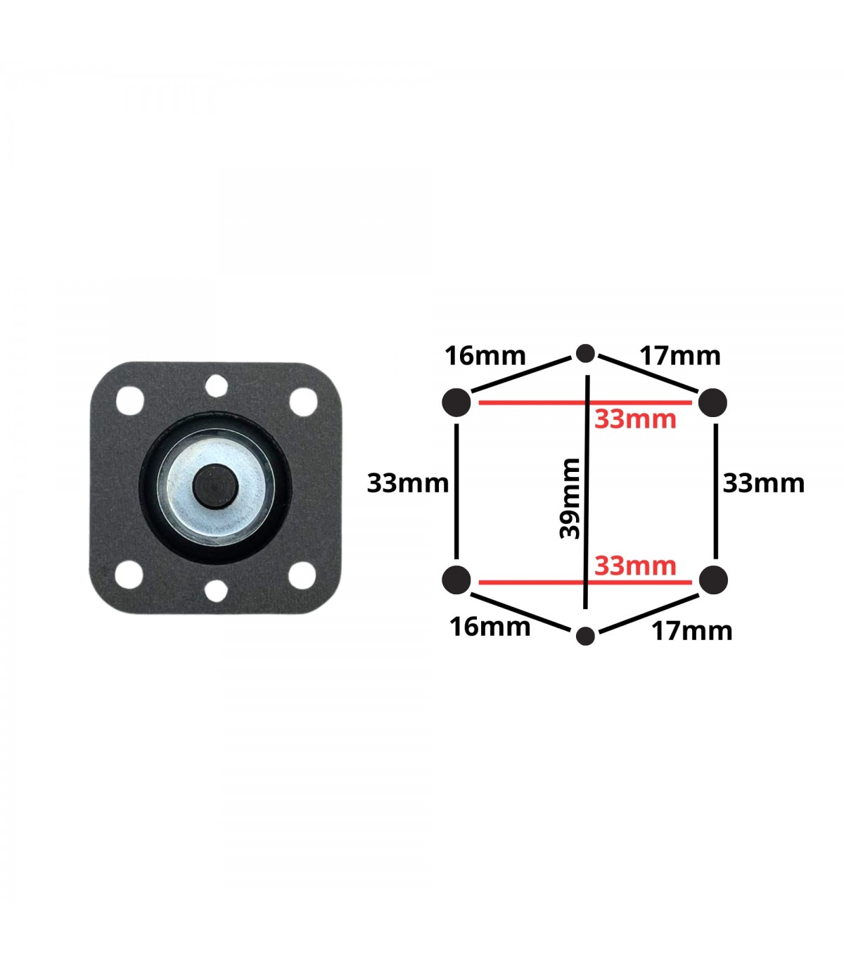 Membrane pour Weber 40DCOM - 2