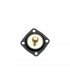 Membrane de pompe de reprise de carburateur - Weber 32 DIR / DAR / DARA - R5 Alpine Turbo (122B) / R12.TS / R16 / A310.4 - 1