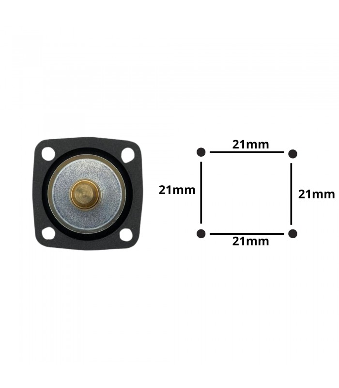 Membrane de pompe de reprise de carburateur - Weber 32 DIR / DAR / DARA - R5 Alpine Turbo (122B) / R12.TS / R16 / A310.4 - 2